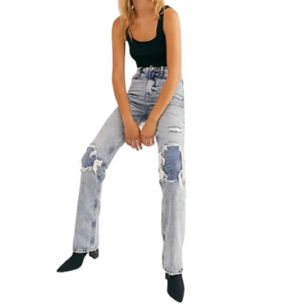 Free people We the free -“My own lane jeans” straight jeans